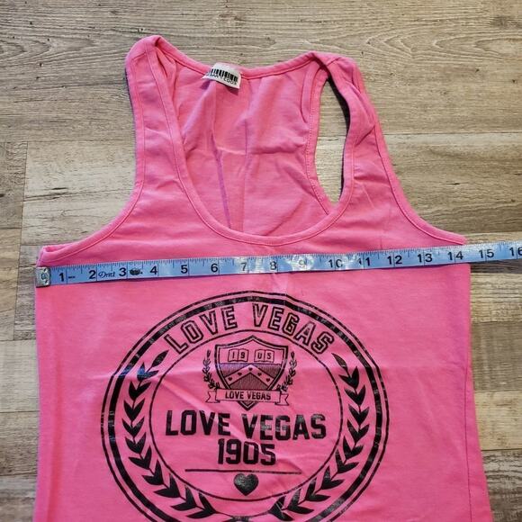 Wear code womens pink vegas tank top - Picture 4 of 6